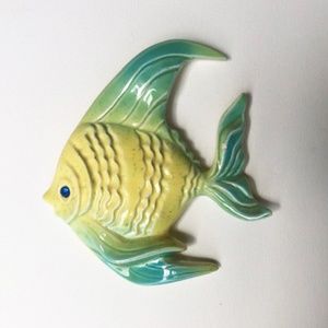 Vintage Mid Century Fish Wall Plaque